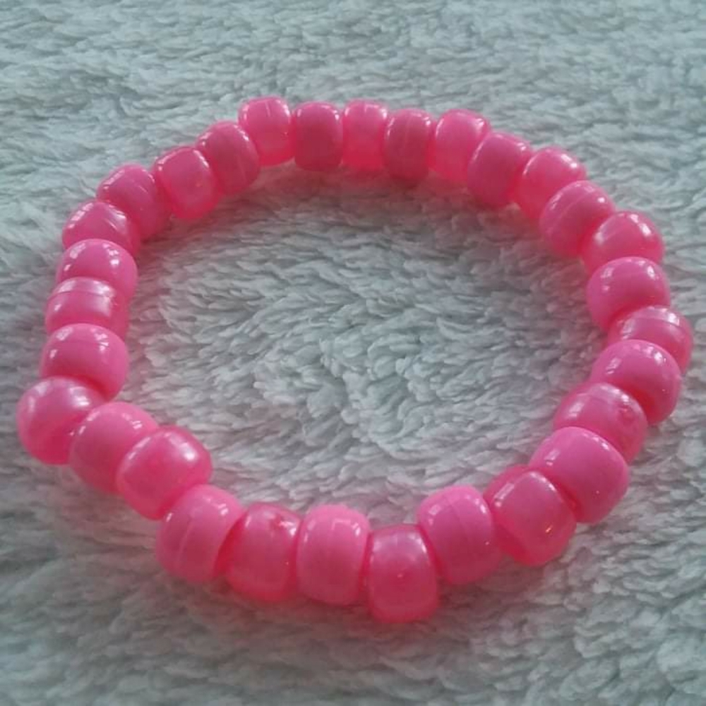 pink kandi bracelet